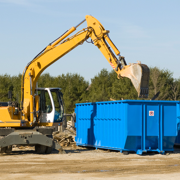 what happens if the residential dumpster is damaged or stolen during rental in Houstonia